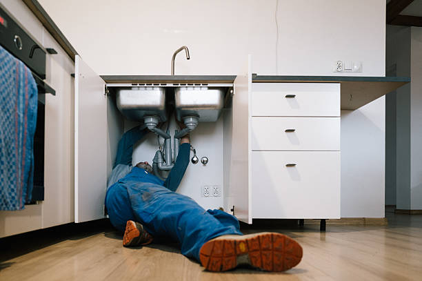 Professional Drain Cleaning technician working in Denville, NJ
